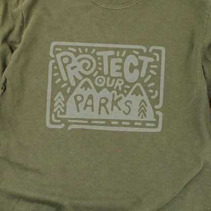 Protect Our Parks Cotton Long Sleeve