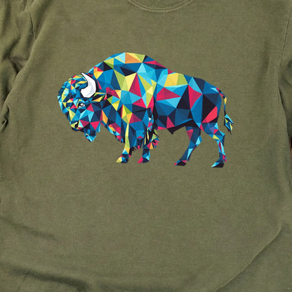 Buffalo Mosaic Cotton Long Sleeve
