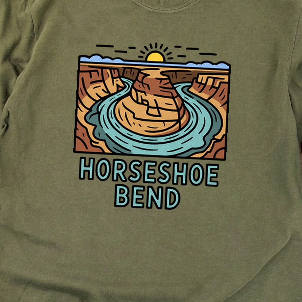 Horseshoe Bend Glen Canyon Cotton Long Sleeve