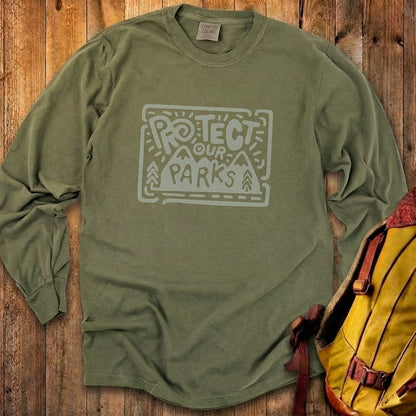 Protect Our Parks Cotton Long Sleeve