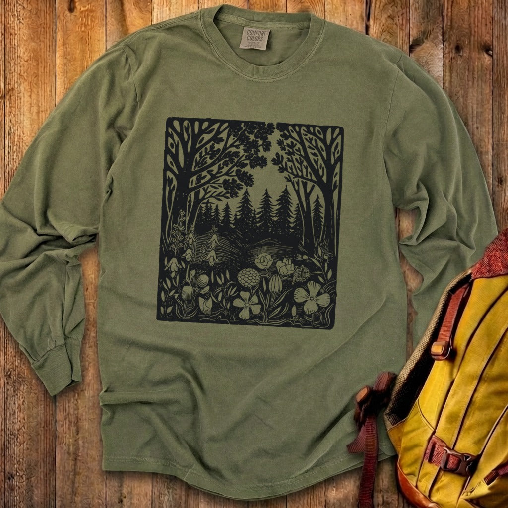 Forest Bloom Cotton Long Sleeve