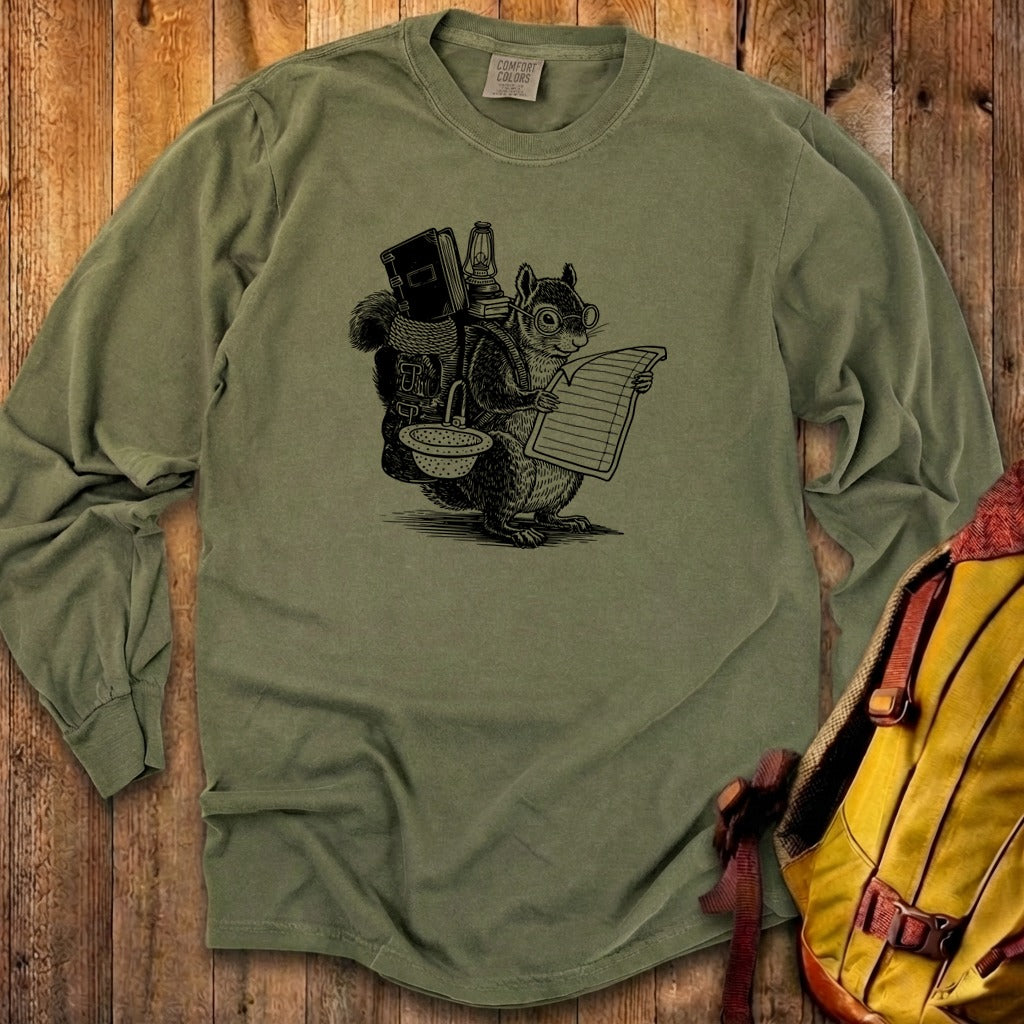 The Packademic Squirrel Cotton Long Sleeve