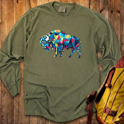 Buffalo Mosaic Cotton Long Sleeve