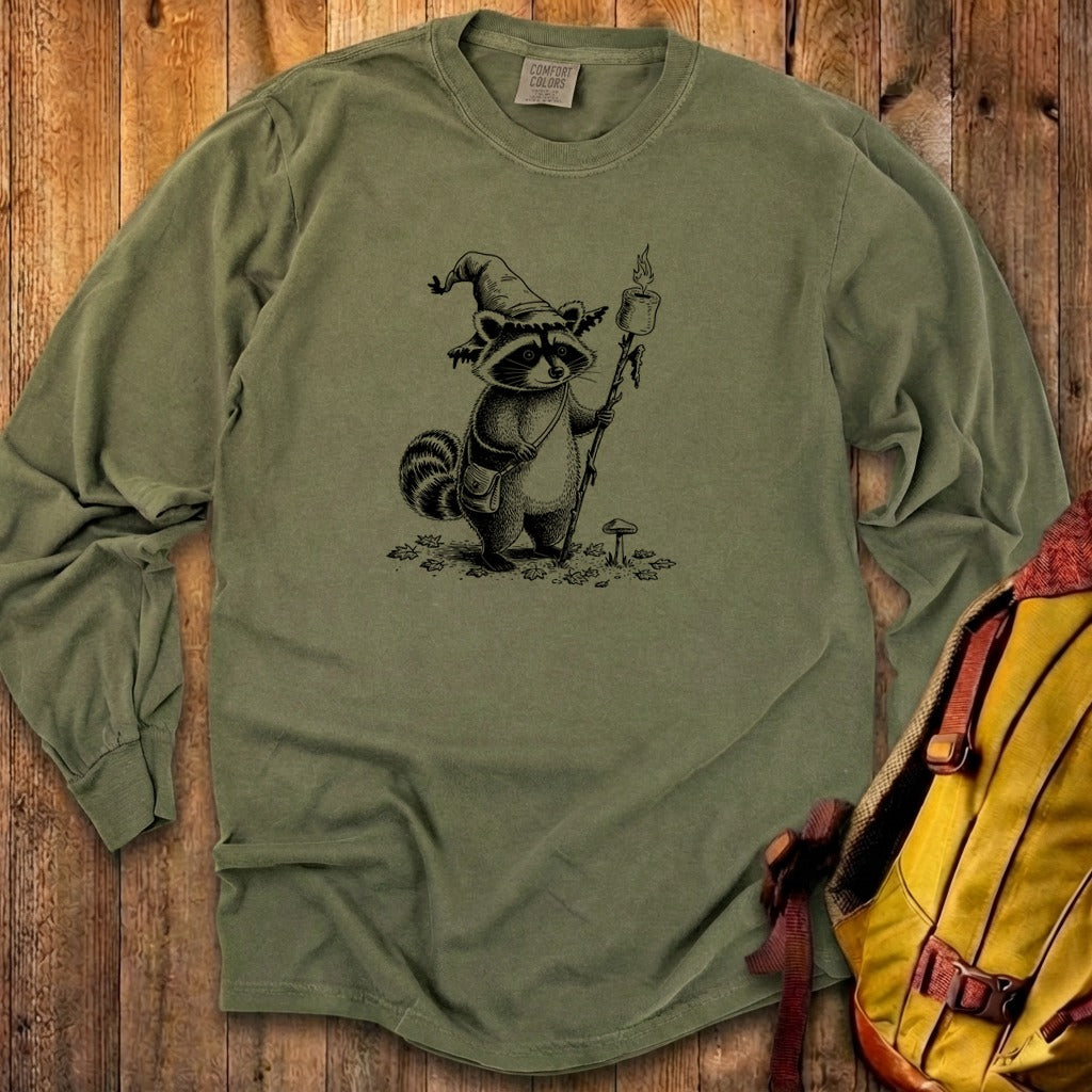 The S'morecerer Raccoon Cotton Long Sleeve