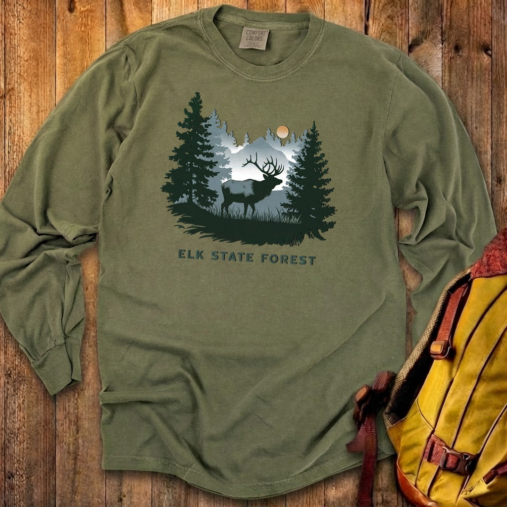 Elk State Forest Cotton Long Sleeve