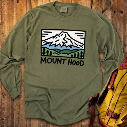 Mount Hood Cotton Long Sleeve