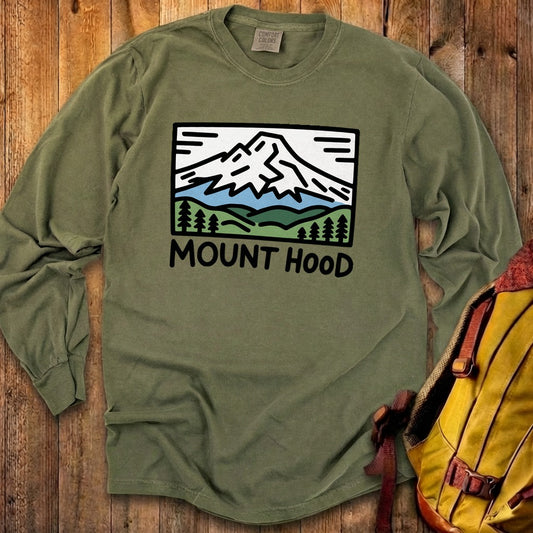 Mount Hood Cotton Long Sleeve