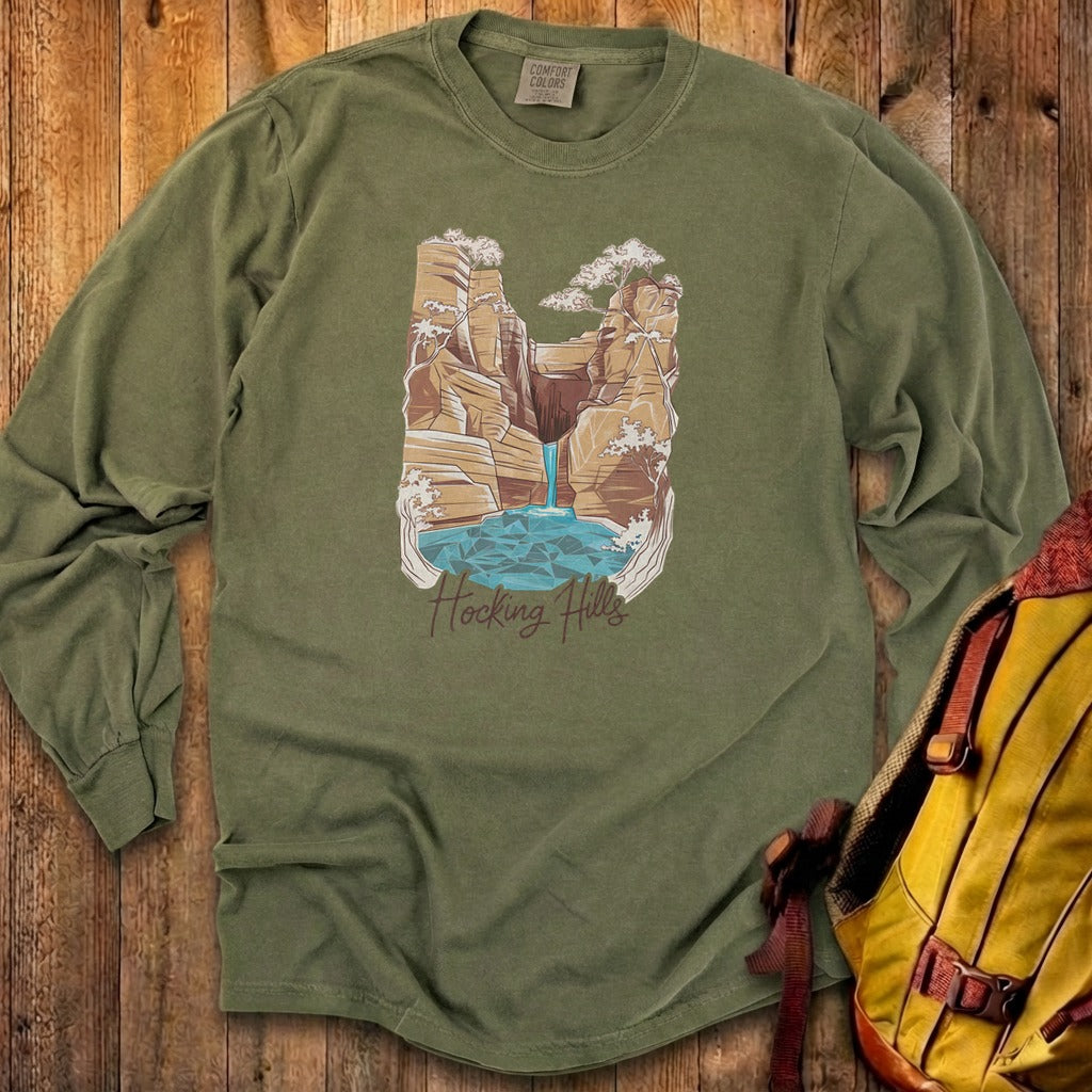 Hocking Hills State Park Cotton Long Sleeve