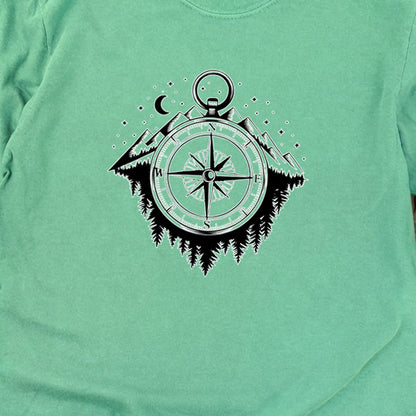 Navigate the Mountains Cotton Long Sleeve