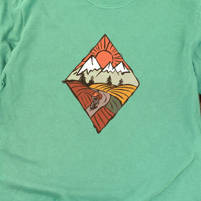 Pedal to the Peaks Cotton Long Sleeve