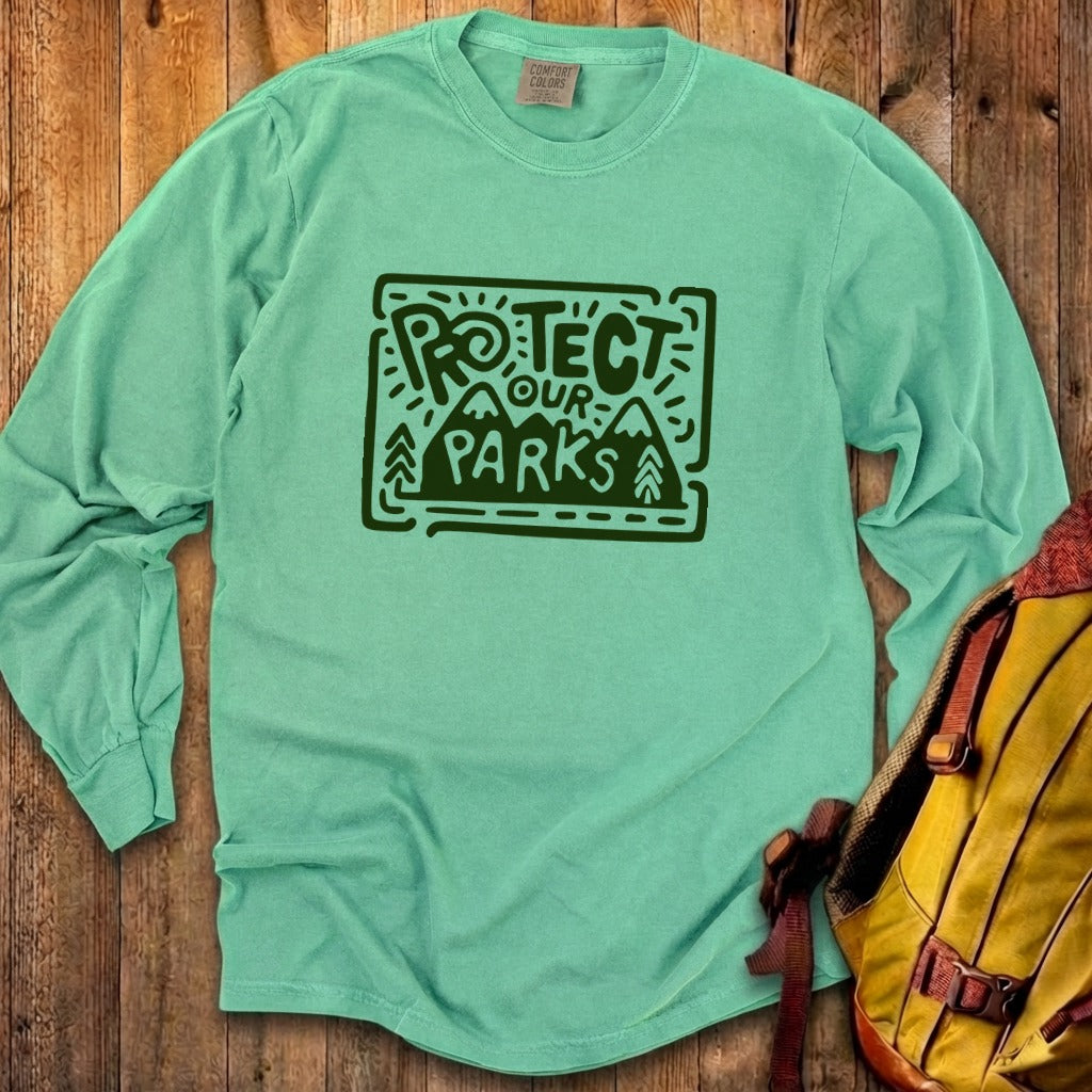 Protect Our Parks Cotton Long Sleeve