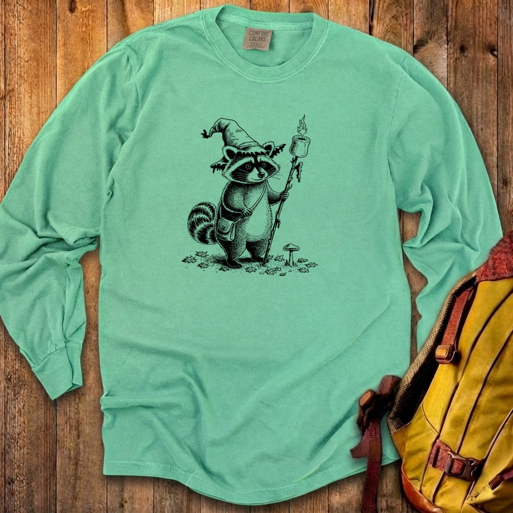 The S'morecerer Raccoon Cotton Long Sleeve
