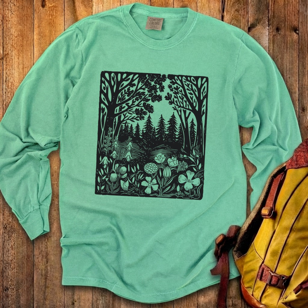 Forest Bloom Cotton Long Sleeve