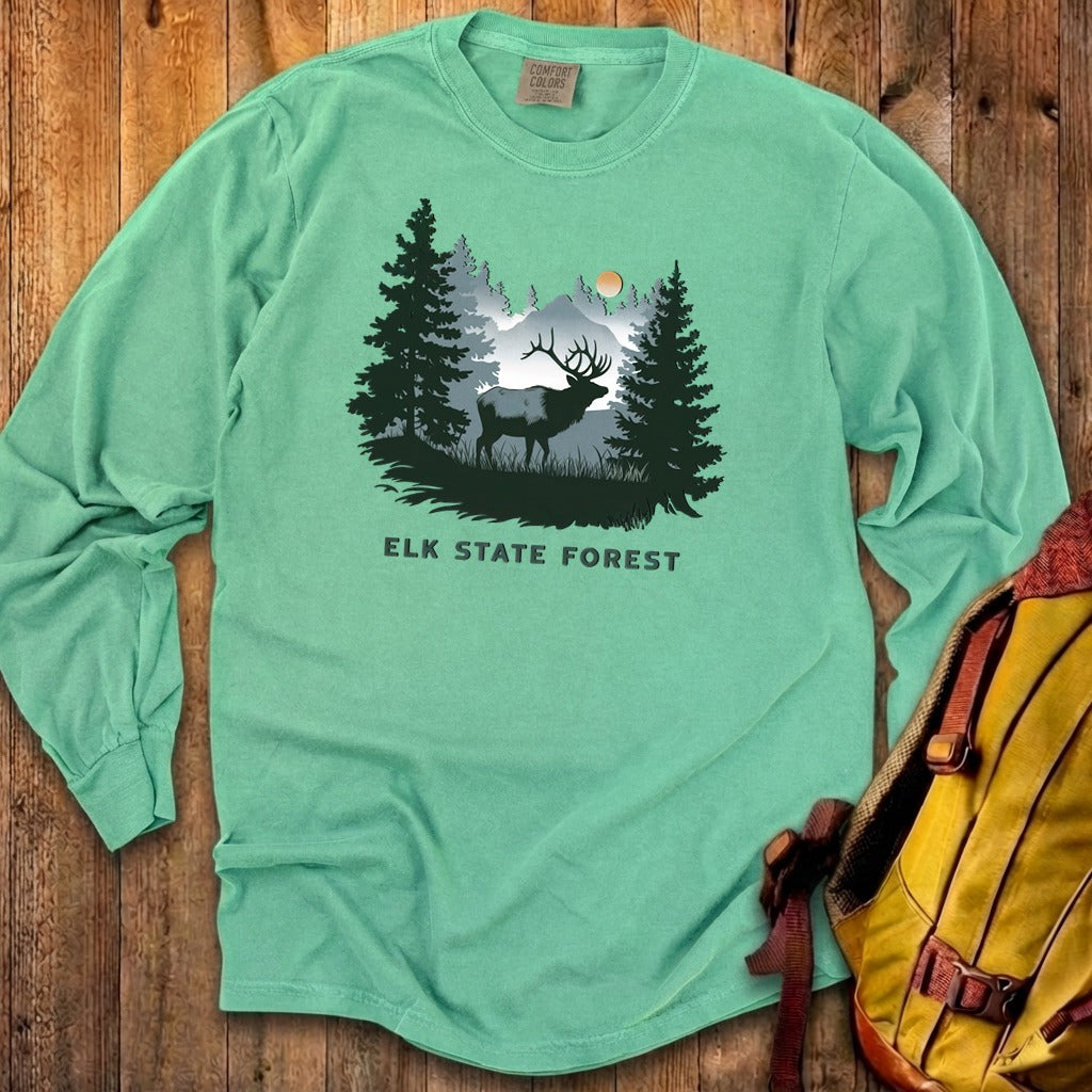 Elk State Forest Cotton Long Sleeve