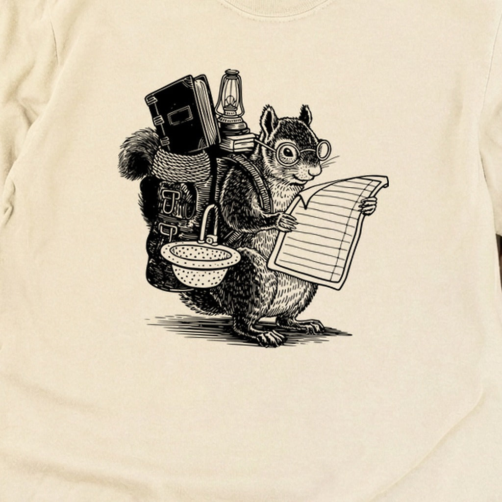 The Packademic Squirrel Cotton Long Sleeve