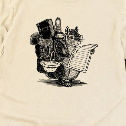 The Packademic Squirrel Cotton Long Sleeve