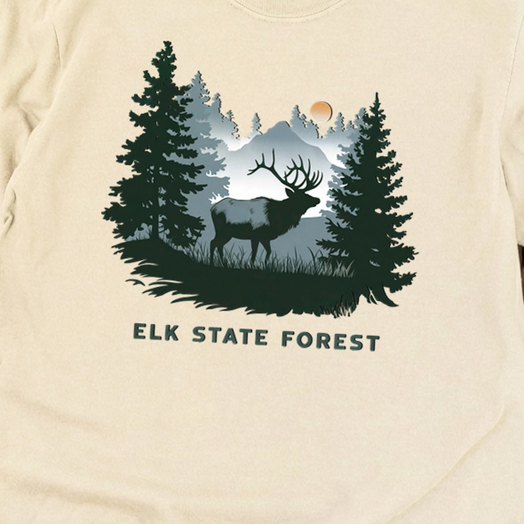 Elk State Forest Cotton Long Sleeve