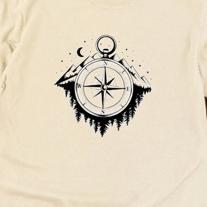 Navigate the Mountains Cotton Long Sleeve