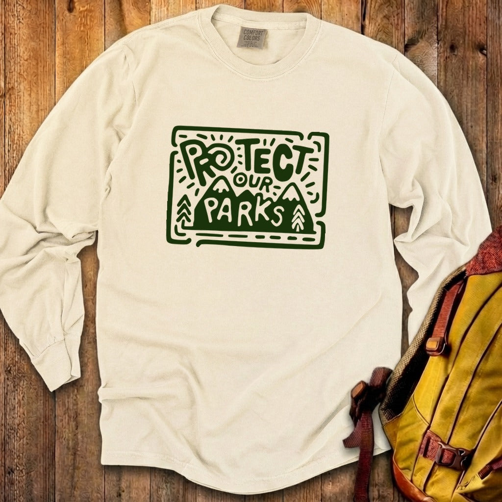 Protect Our Parks Cotton Long Sleeve