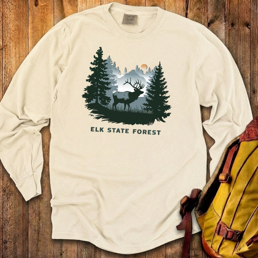 Elk State Forest Cotton Long Sleeve