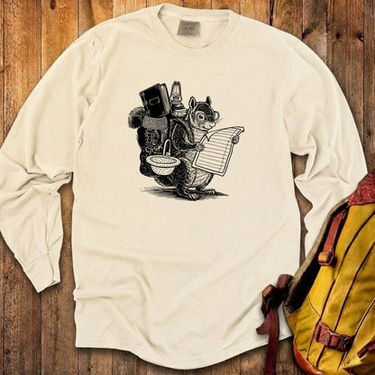 The Packademic Squirrel Cotton Long Sleeve