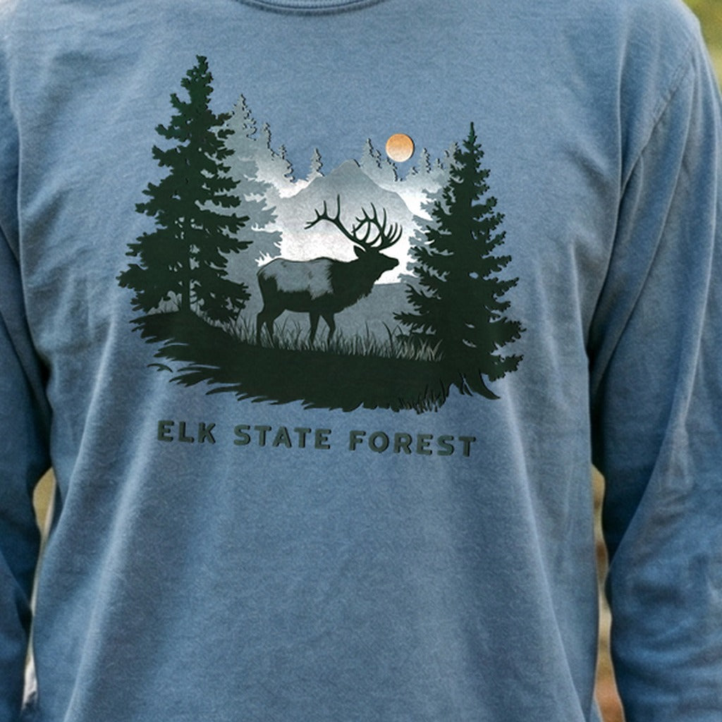 Elk State Forest Cotton Long Sleeve