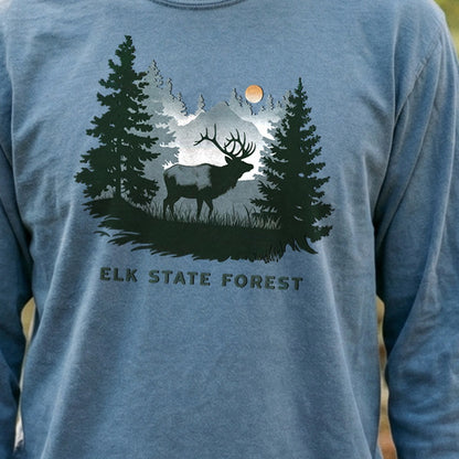 Elk State Forest Cotton Long Sleeve