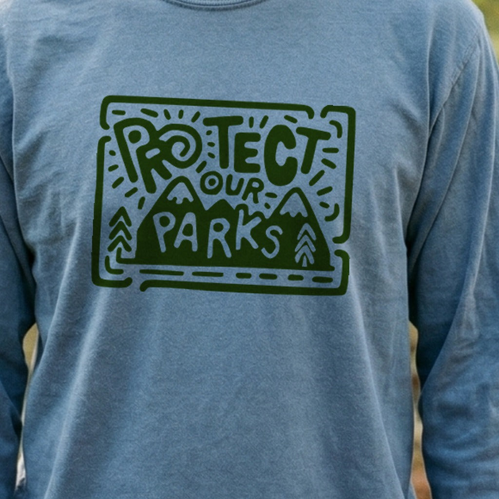Protect Our Parks Cotton Long Sleeve