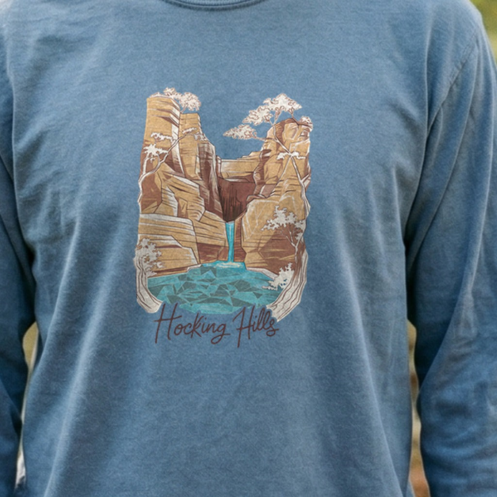 Hocking Hills State Park Cotton Long Sleeve