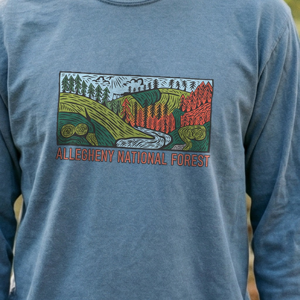 Allegheny National Forest Cotton Long Sleeve