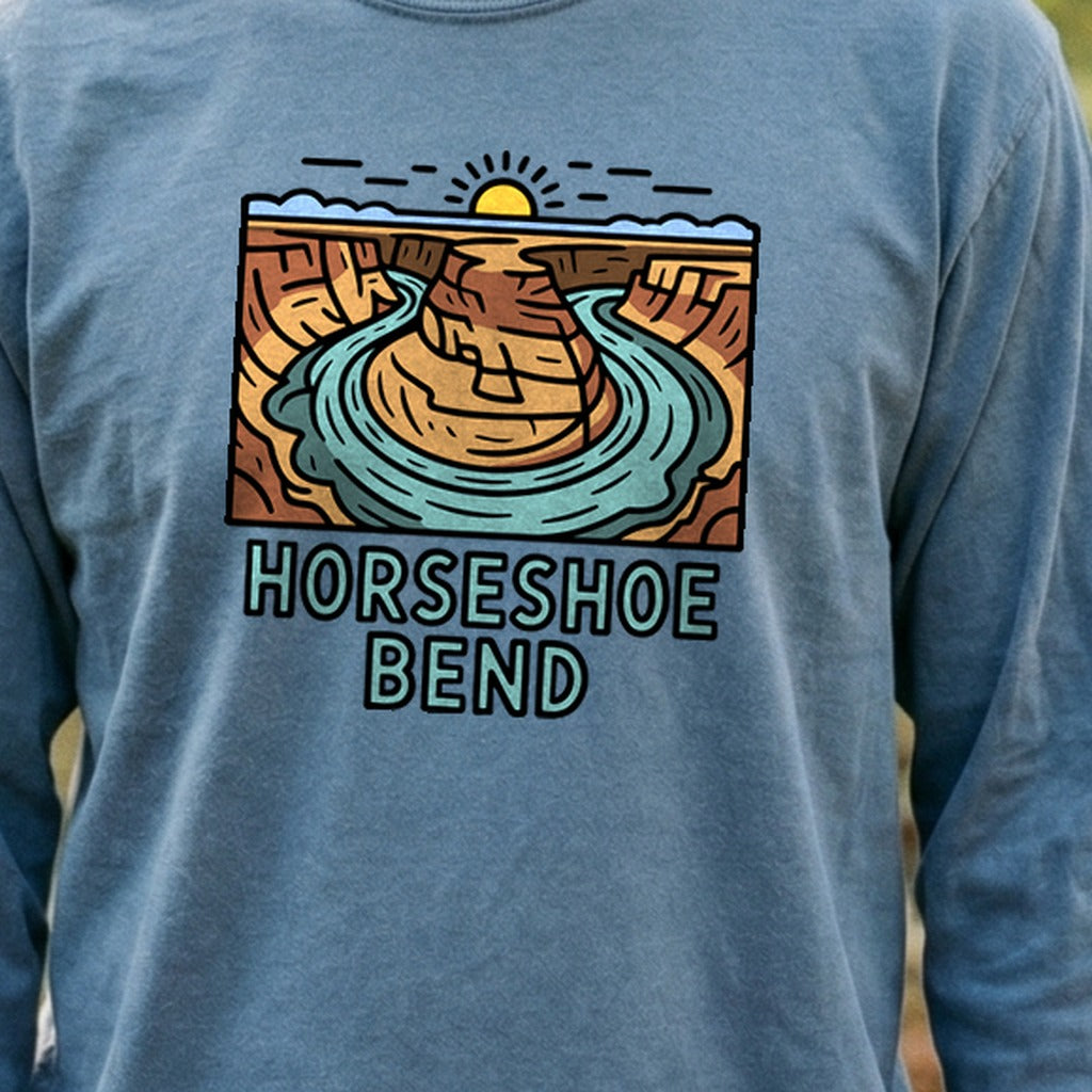 Horseshoe Bend Glen Canyon Cotton Long Sleeve