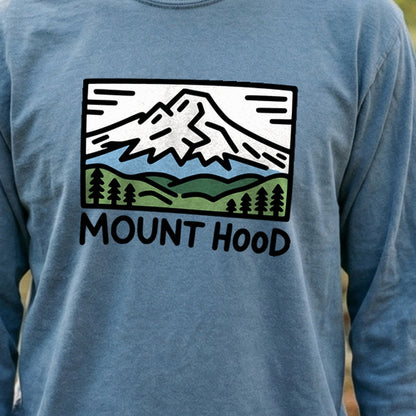 Mount Hood Cotton Long Sleeve