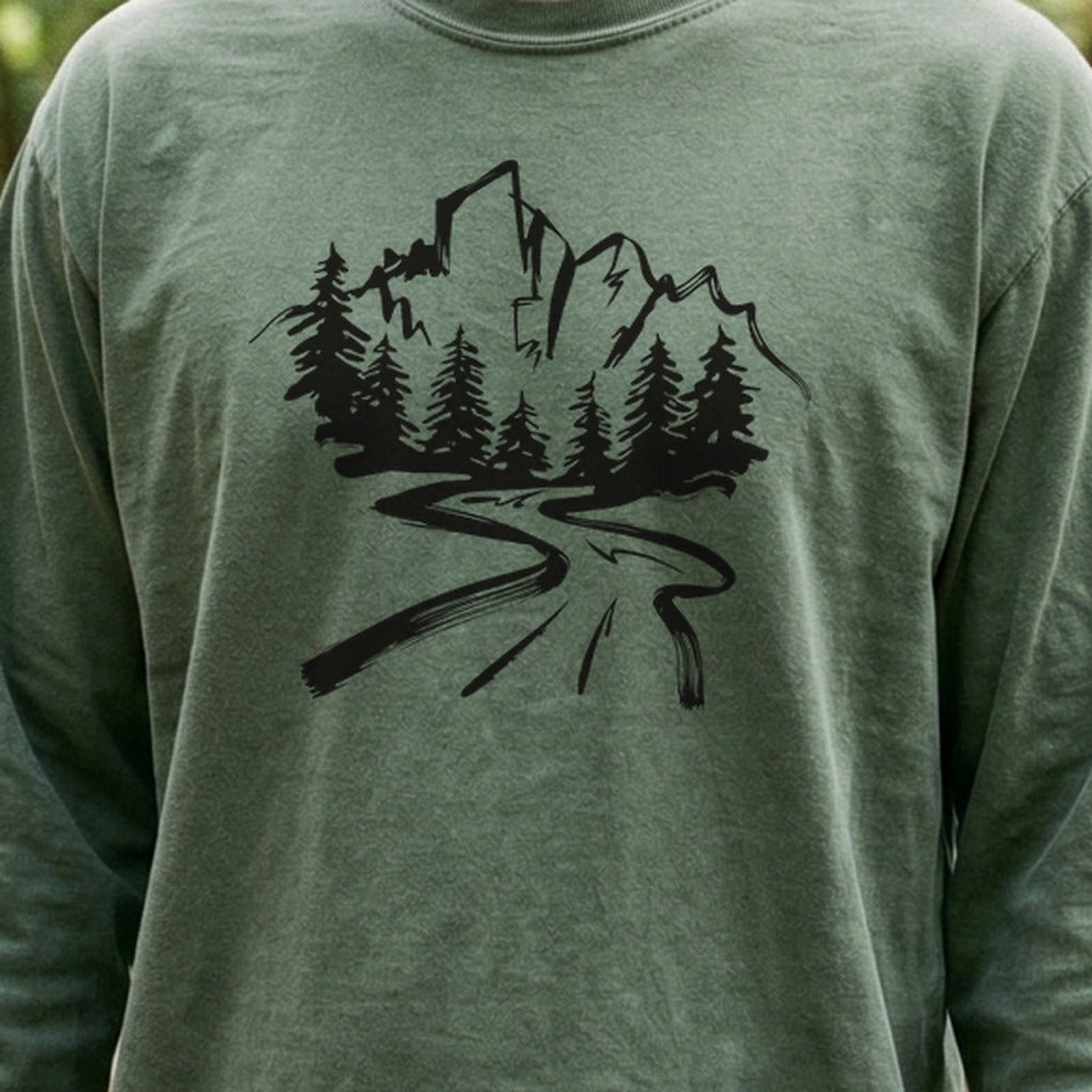Mountain Bound Cotton Long Sleeve