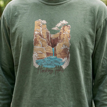 Hocking Hills State Park Cotton Long Sleeve