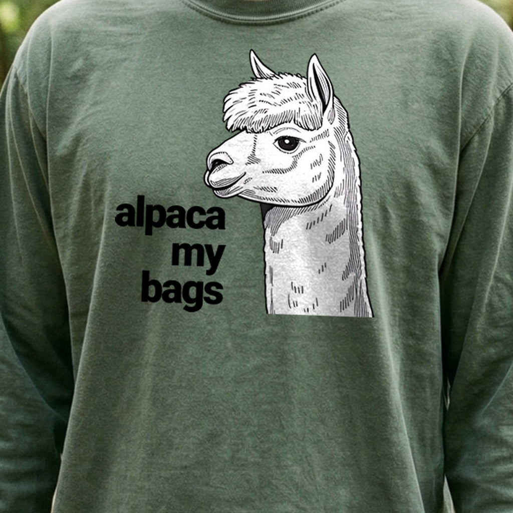 Alpaca My Bags Cotton Long Sleeve