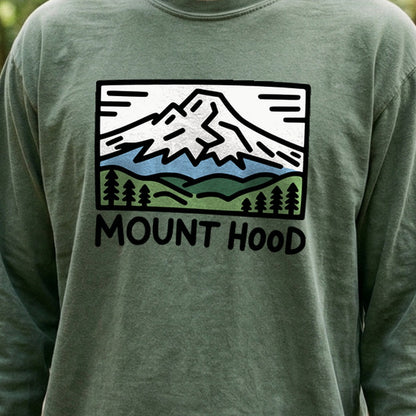 Mount Hood Cotton Long Sleeve