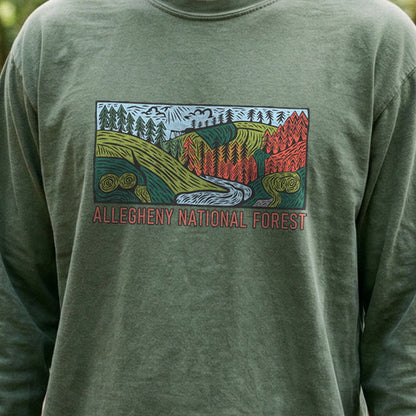 Allegheny National Forest Cotton Long Sleeve