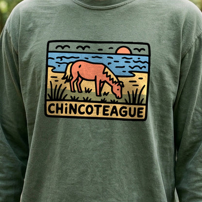 Chincoteague National Wildlife Refuge Cotton Long Sleeve