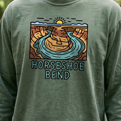 Horseshoe Bend Glen Canyon Cotton Long Sleeve