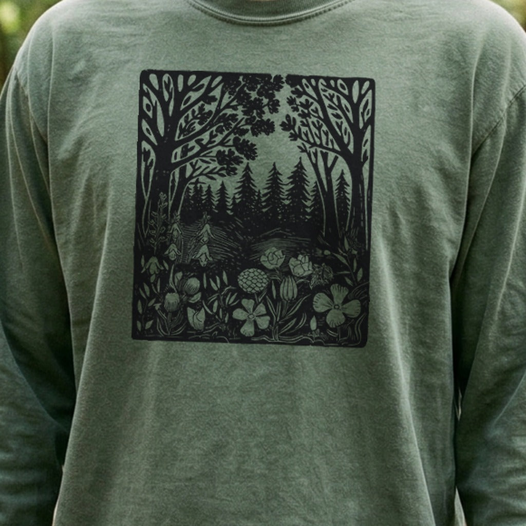 Forest Bloom Cotton Long Sleeve