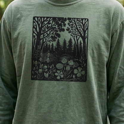 Forest Bloom Cotton Long Sleeve