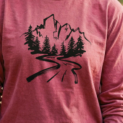 Mountain Bound Cotton Long Sleeve