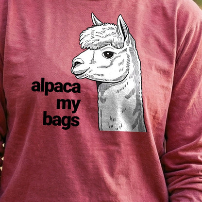 Alpaca My Bags Cotton Long Sleeve