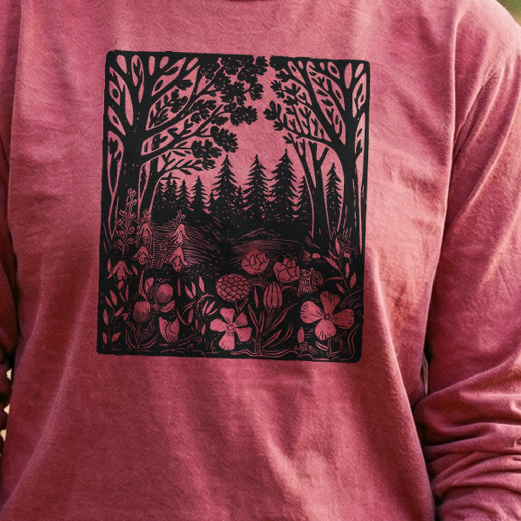 Forest Bloom Cotton Long Sleeve