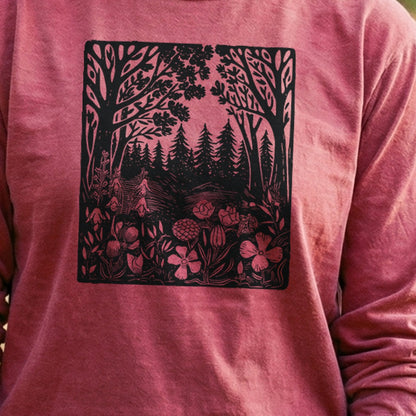 Forest Bloom Cotton Long Sleeve