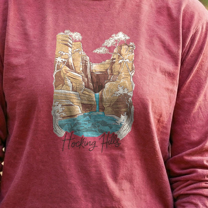 Hocking Hills State Park Cotton Long Sleeve