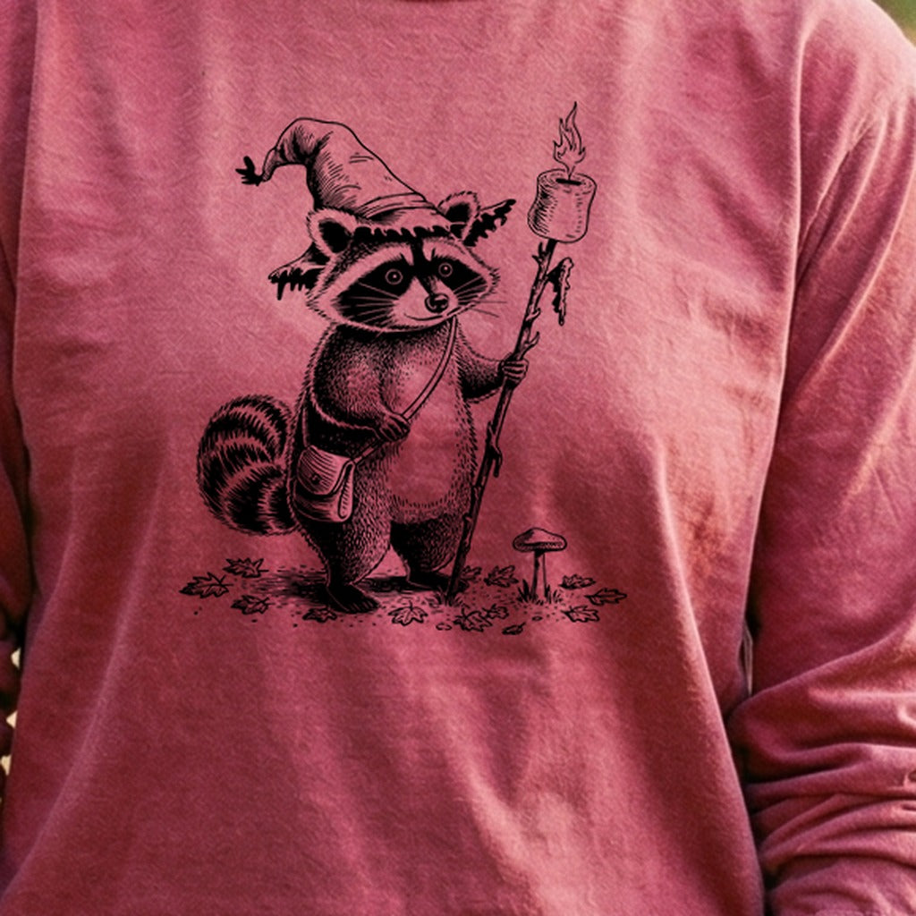 The S'morecerer Raccoon Cotton Long Sleeve