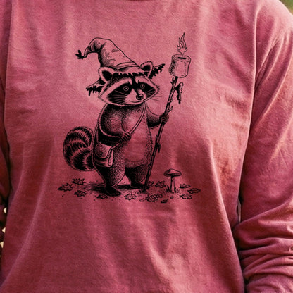 The S'morecerer Raccoon Cotton Long Sleeve