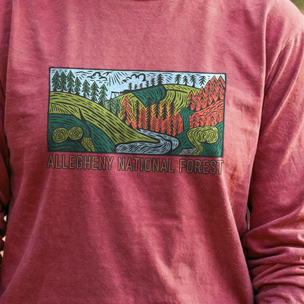 Allegheny National Forest Cotton Long Sleeve