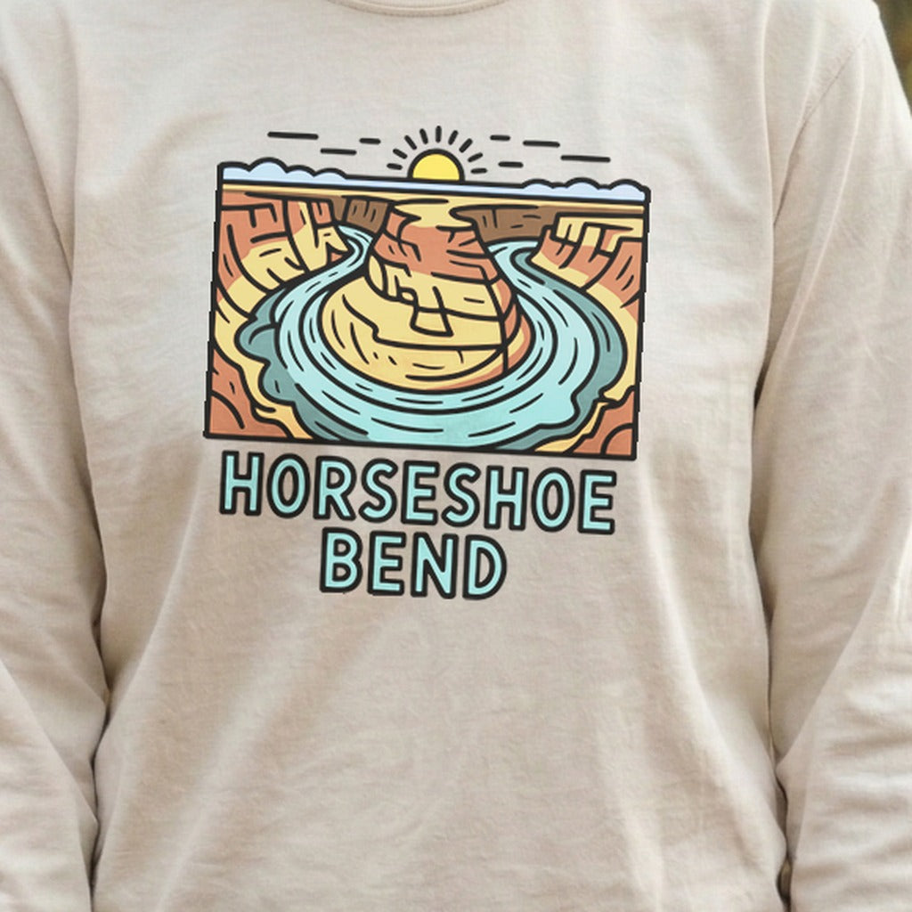 Horseshoe Bend Glen Canyon Cotton Long Sleeve